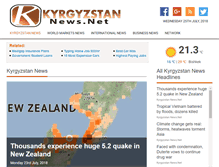Tablet Screenshot of kyrgyzstannews.net